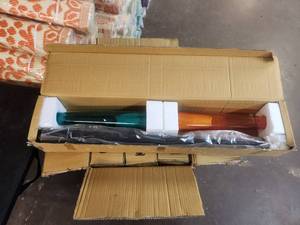 lot 114 image: Selection of 6 boxes of 2 multicolor outdoor candle holders