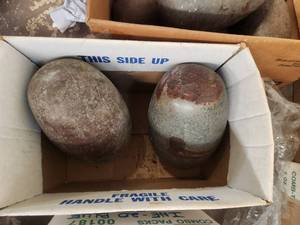 lot 36 image: Lingam Stone from the Narmada basin in India - 2