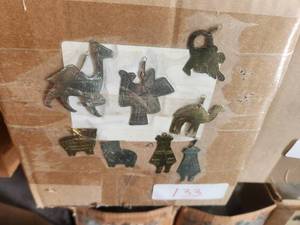 lot 133 image: Generous selection of metal pendants and charms for jewelry and craft making