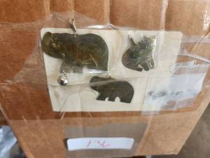 lot 136 image: Generous selection of metal pendants and charms for jewelry and craft making