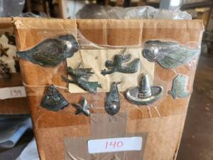 lot 140 image: Generous selection of metal pendants and charms for jewelry and craft making