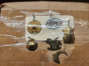 lot 145 image: Generous selection of metal pendants and charms for jewelry and craft making