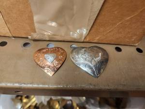 lot 174 image: Generous selection of metal pendants and charms for jewelry and craft making