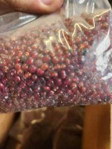 lot 265 image: Generous selection of glass beads for jewelry and craft making