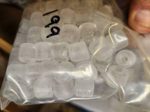 lot 273 image: Generous selection of glass beads for jewelry and craft making