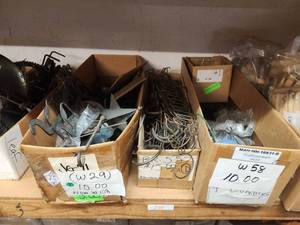 lot 288 image: Selection of metal for making crafts
