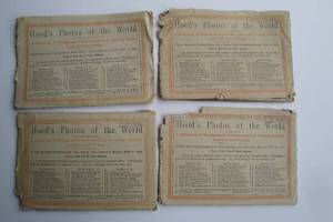 lot 16 image: 4-Vintage Envelopes Of  HOODS Photos Of The World-Unsure If Complete