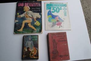 lot 23 image: Lot-4- Vintage Books And Magazines