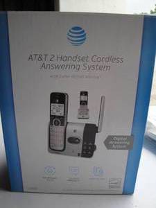lot 40 image: Unused-AT&T 2-Handset Cordless Answering System With Caller I.D And Call Waiting