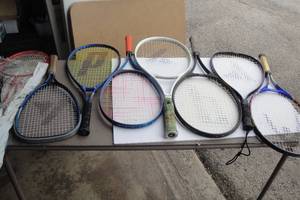 lot 47 image: Lot-Mixed Styles And Types Rackets