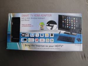 lot 101 image: I-Craig Smart TV HDMI Adapter, Un opened box, 2.4 Ghz, Wireless Keyboard and Mouse