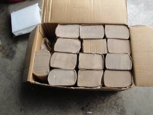 lot 106 image: Lot- 13-Packs Of Brown Paper Towels 8 x 3-12