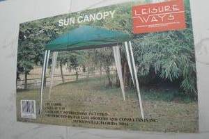 lot 115 image: Leisure Ways Sun Country 10 x 10 Canopy Frame Only-No Canopy Top. Frame Only