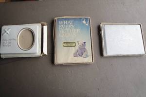 lot 133 image: Lot Of Mixed Items, 1-Silver Wedding Anniversary Book, 1-Photo Frame and 1-Mother Knows Best Book
