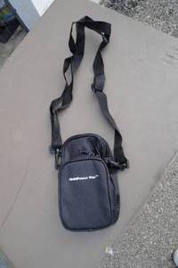 lot 141 image: Lot Of 7-Multi Power Pack Carrying Cases With 2-Zipper Pockets Strap And Velcro Belt Strap.