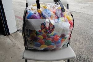 lot 200 image: Unopened Bag Of Intex Ball Toyz, About 100-Multi Color Fun Balls, About 3 in Dia.