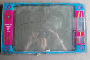 lot 243 image: Lot- 4-Pieces Of Slot Machine Glass, About 16 x 10