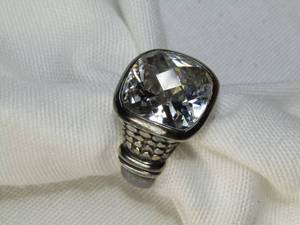 lot 274 image: .925 Silver cocktail ring