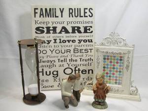 lot 282 image: Goebel Hummel figures and home decor