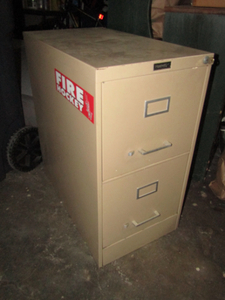 lot 285 image: Haskell metal file cabinet