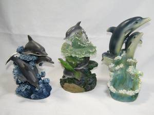 lot 293 image: Dolphin figures