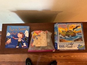 lot 18 image: Game puzzle etc.