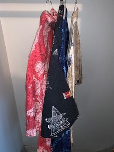 lot 62 image: Lightweight beach themedHawaiian type shirts