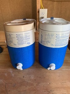 lot 124 image: 2 water jugs see pics