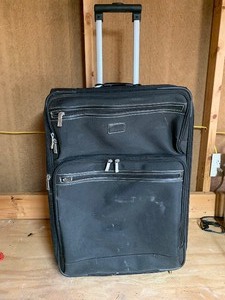 lot 126 image: Large rolling canvas suitcase see pics