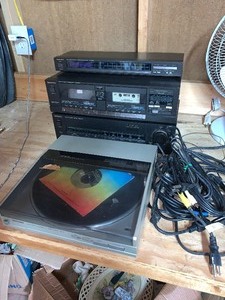 lot 141 image: Techniques stereo system and Stevie Nix album    see pics