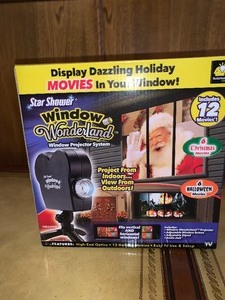 lot 12 image: Star shower - Winter Wonderland window projector system