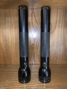 lot 24 image: 2 times the money - 2 large working mag flashlights