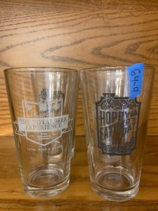 lot 64 image: Set of 4  heavy glasses as shown
