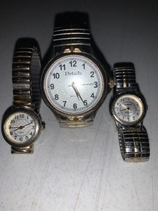 lot 91 image: 3 watches see pics for details