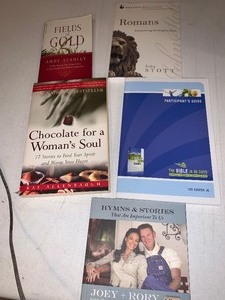 lot 93 image: 5 paperback faith based books