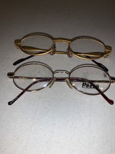 lot 109 image: 2 pair of clear glasses and frames -  Pezzo and Kruoe