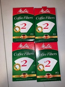 lot 192 image: 4 boxes Melitta super premium coffee filters