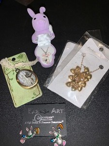 lot 286 image: Cute Easter Jewelry and misc costume jewelry lot - see pics