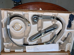 lot 317 image: NIB Kohler pull out faucet - box has never been opened until pictures were taken