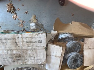 lot 320 image: Master Halco 1 34  x .086 ring shank fence galvanized nails - 1 box unopened and 1 box opened as shown
