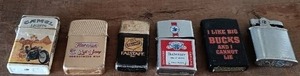 lot 55 image: Nice Selection of Lighters--Different brands and types