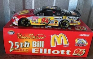 lot 59 image: Action Max Bill Elliott McDonalds 124 Scale Die Cast NASCAR