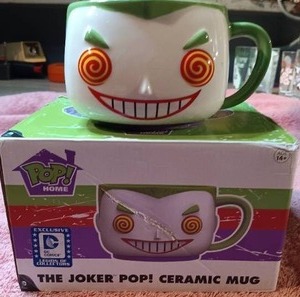 lot 77 image: Legion of Collectors Exclusive The Joker POP Ceramic Mug in original box