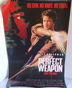 lot 84 image: Jeff Speakman is The Perfect Weapon--1991 Movie Poster