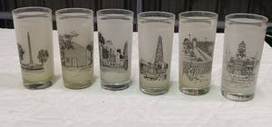lot 18 image: Complete Set of 150 Year Texas Commemorative Glasses