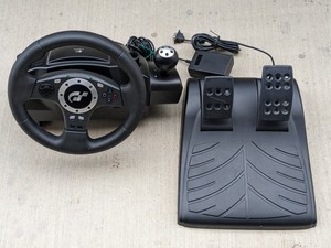 lot 34 image: Logitech Driving Pro Steering Wheel  Pedal E-UJ11