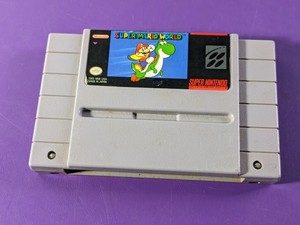 lot 58 image: Super Nintendo Game SNES Super Mario World