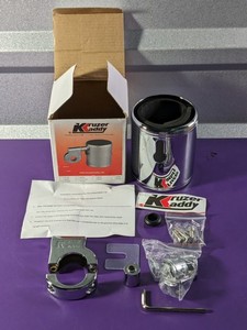 lot 62 image: Kruzer Kaddy For Motorcycles and ATVs with 78, and 114 inch bars - Chrome Flush - New