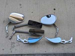 lot 159 image: Motorcycle Mirrors Parts Bundle