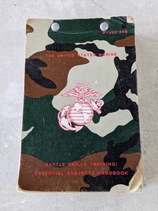 lot 166 image: The United States Marine - Battle Skills Trainning Essential Subjects Handbook